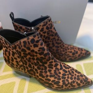 Marc Fisher LTD Obra genuine calf hair bootie